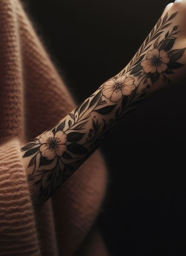 Floral tattoo ideas that are perfect for those who love nature-inspired art. Beautiful, intricate, and unique!