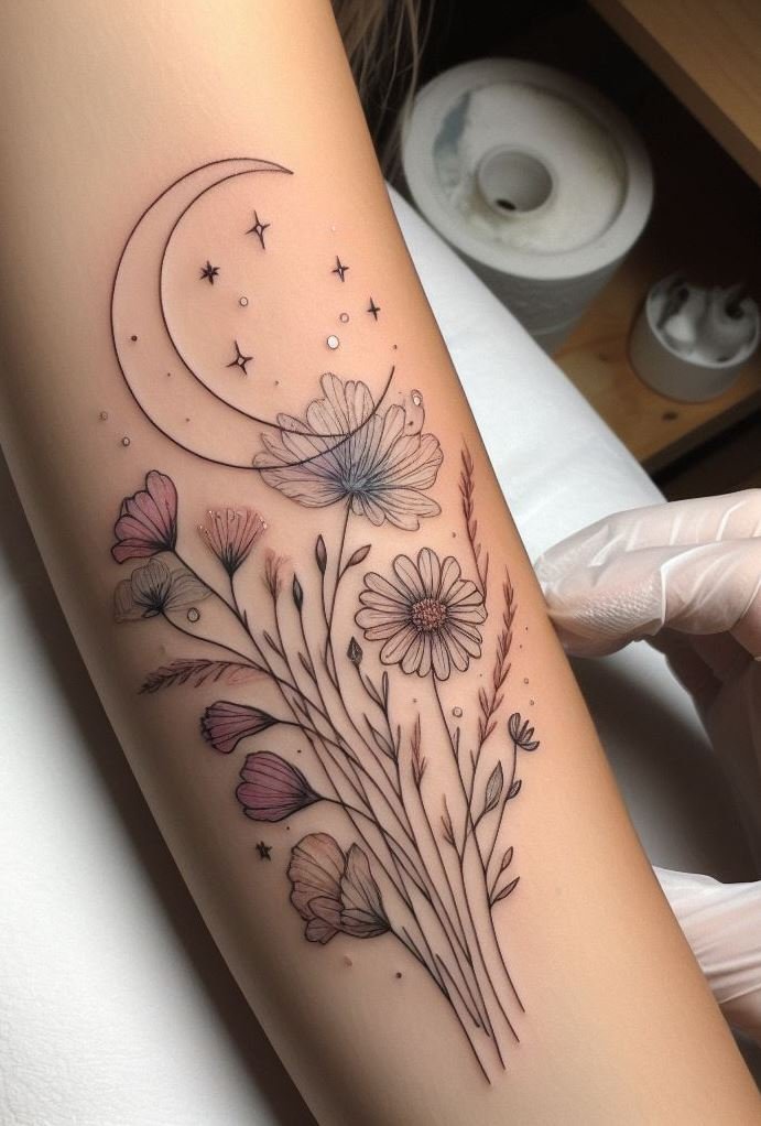 Floral tattoo ideas that are perfect for those who love nature-inspired art. Beautiful, intricate, and unique!