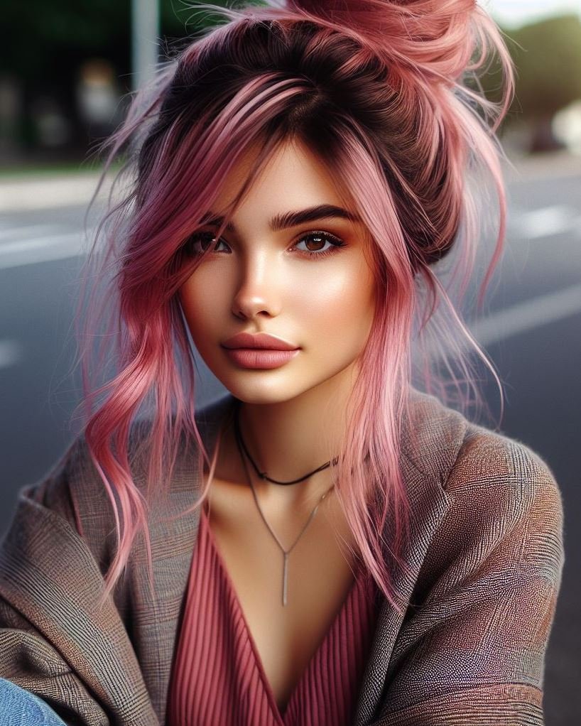 Add a pop of color to your hair with pastel pink ombre. Sweet, subtle, and oh-so-chic!