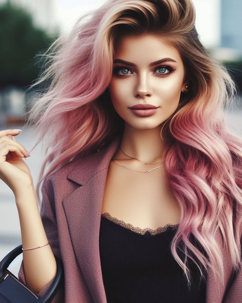 Make a bold move with pastel pink ombre hair. Soft, dreamy, and fabulously chic!