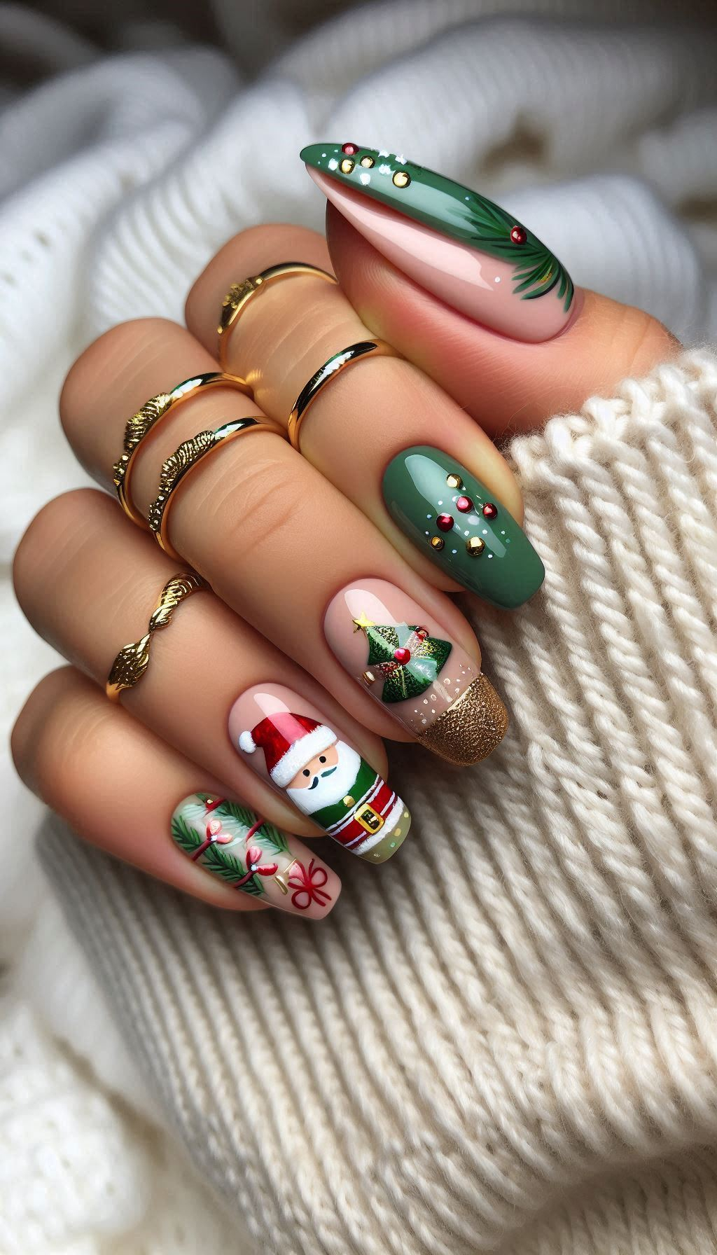 Santa's got a new sleigh... your nails! These Santa Claus-themed designs are perfect for spreading holiday joy and magic.