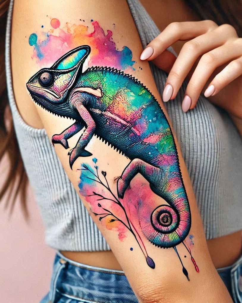 Ready to make a statement? These lizard-inspired reptile tattoos are perfect for adding a touch of the wild to your style.