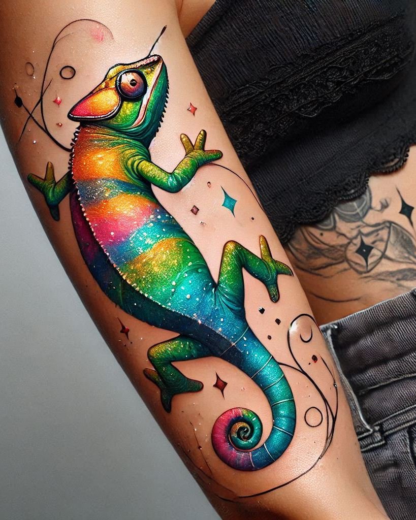 Get inspired by the beauty of lizards with these amazing reptile tattoos. Perfect for those who love nature and unique designs!