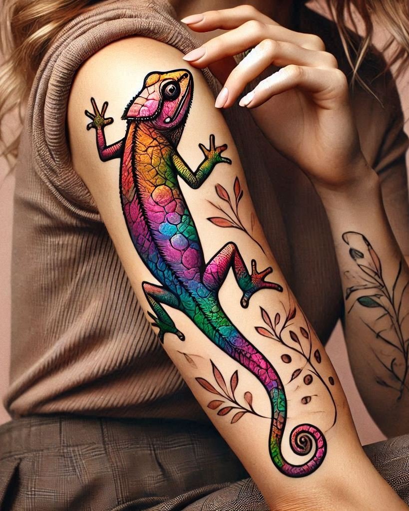 Ready to show off your wild side? These lizard-inspired reptile tattoos offer a unique and intriguing look that's sure to impress.