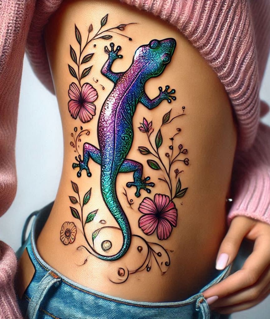 Turn your skin into a canvas with these striking lizard-inspired reptile tattoos. Show off your wild and unique side!