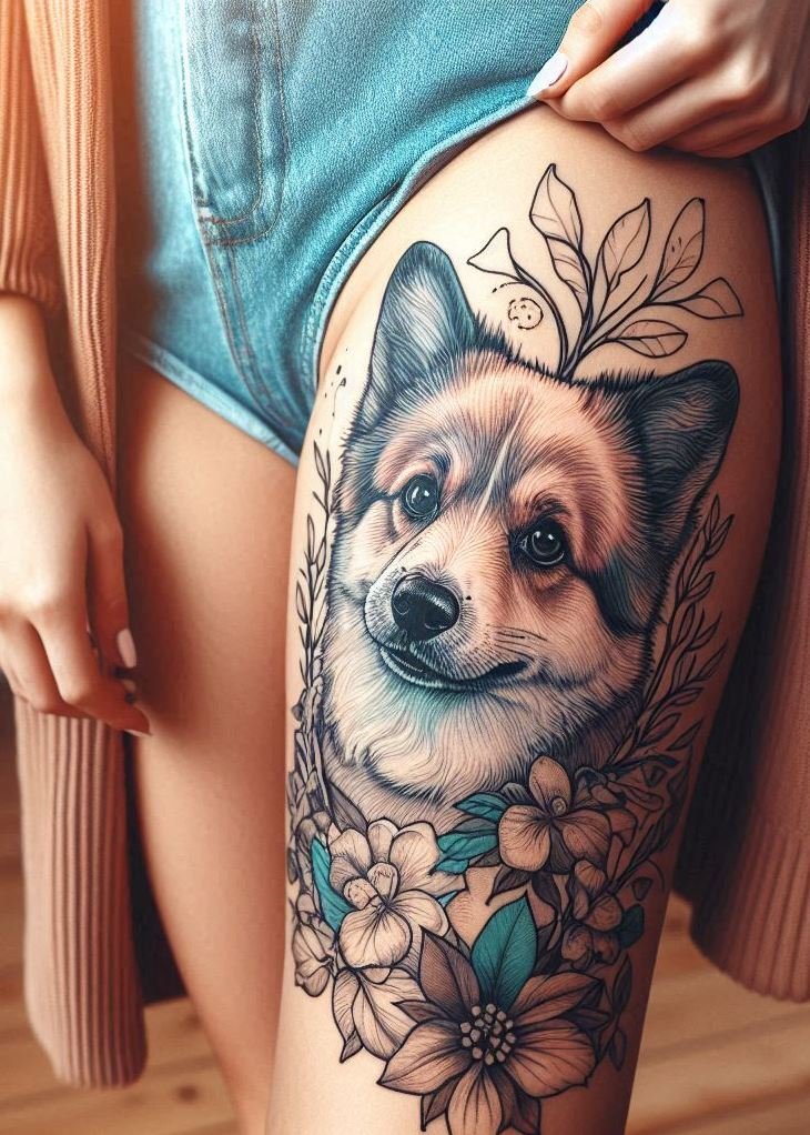 Furever Faithful: 70+ Dog Tattoos That Are Woof-Worthy! | Pocoko Looking for the paw-fect way to show your love? These dog tattoos for girls are adorable, stylish, and totally worth barking about.
