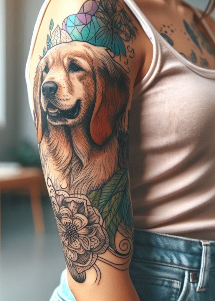 Furever Faithful: 70+ Dog Tattoos That Are Woof-Worthy! | Pocoko Got a dog who’s the true love of your life? These tattoos for girls are the perfect way to carry your pup’s spirit with you, wherever you go. Who says you can’t wear your heart on your skin?