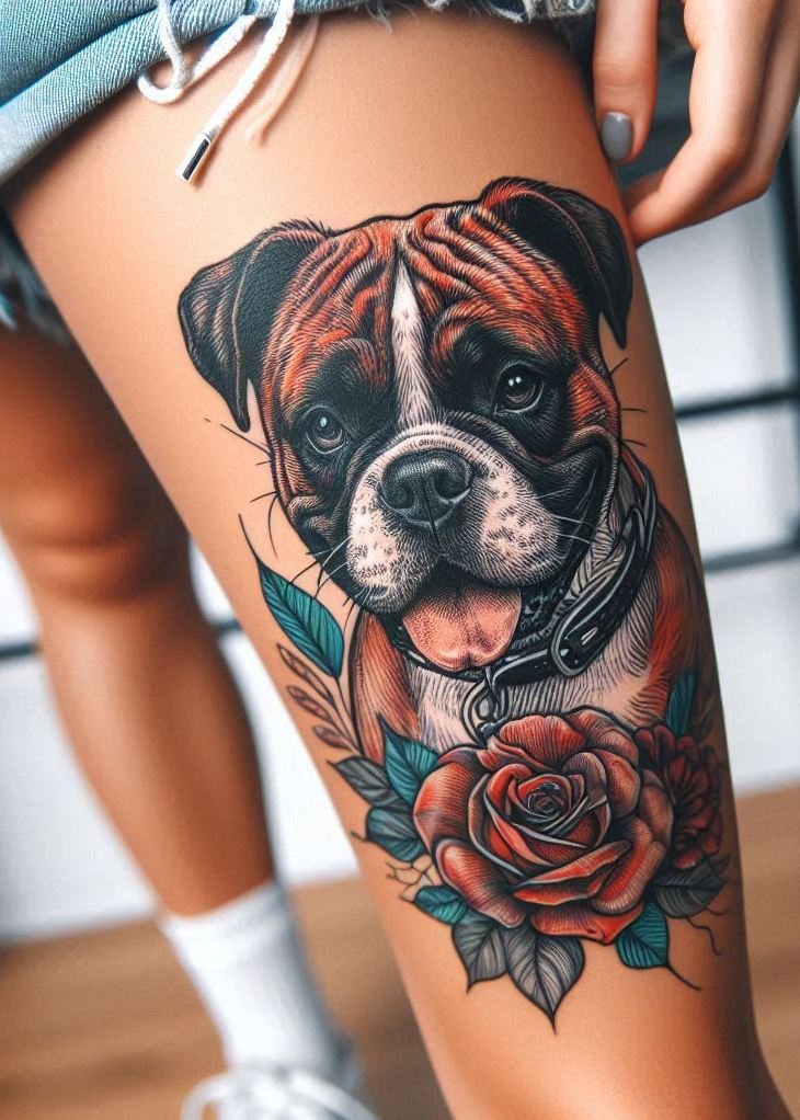 Furever Faithful: 70+ Dog Tattoos That Are Woof-Worthy! | Pocoko Got a dog who’s the true love of your life? These tattoos for girls are the perfect way to carry your pup’s spirit with you, wherever you go. Who says you can’t wear your heart on your skin?
