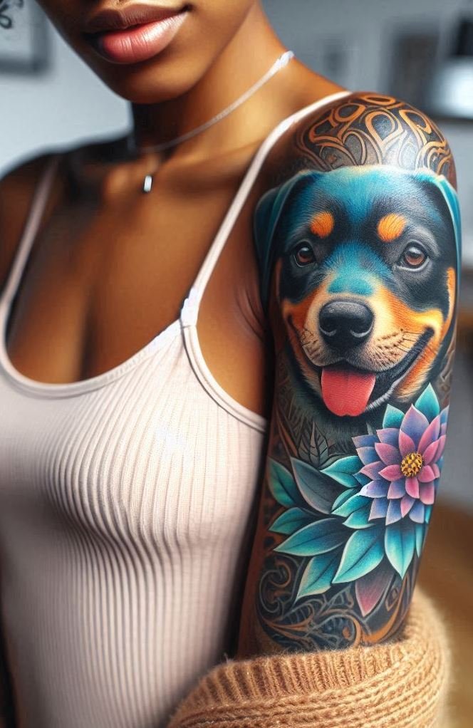 Furever Faithful: 70+ Dog Tattoos That Are Woof-Worthy! | Pocoko If your dog is your best friend, why not give them a permanent place in your life with a tattoo? These dog tattoos for girls capture the playful, loving, and loyal side of every pup!