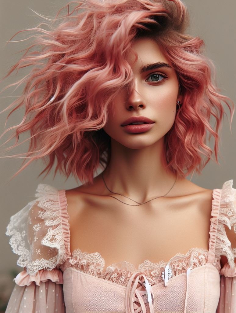 Why blend in when you can stand out with dusty pink hair? This dreamy shade brings a touch of pastel perfection to your look.