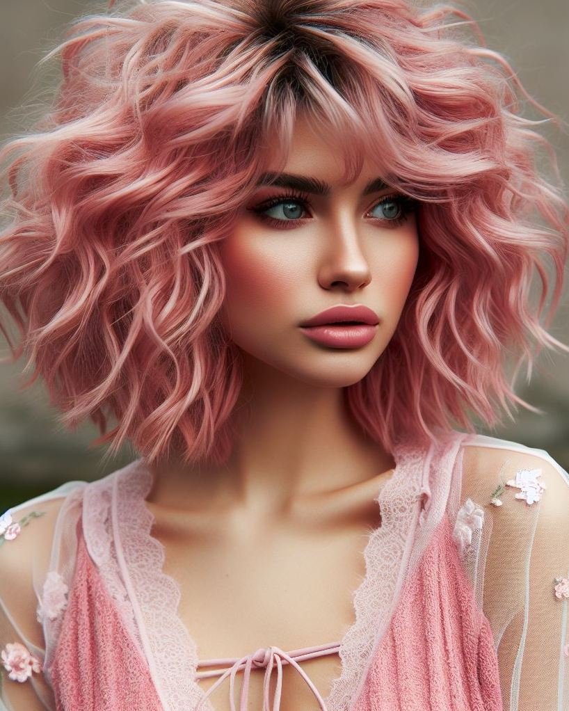 Transform your look with dusty pink hair! This delicate hue offers a unique blend of elegance and playfulness.