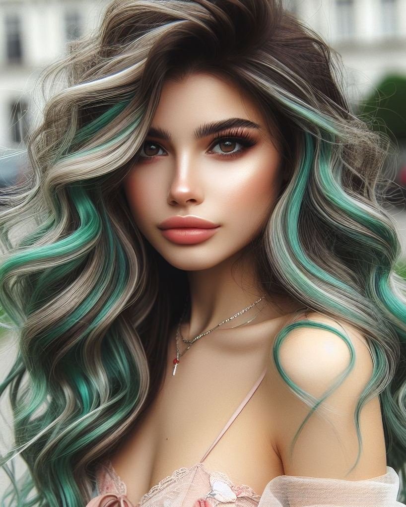 Emerald green hair: the ultimate blend of mystery and allure. Ready to embrace this captivating color? Your hair will thank you!