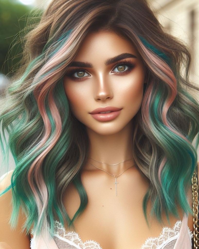Add a touch of fantasy to your style with emerald green hair. This magical hue is perfect for making a statement that’s both bold and beautiful.