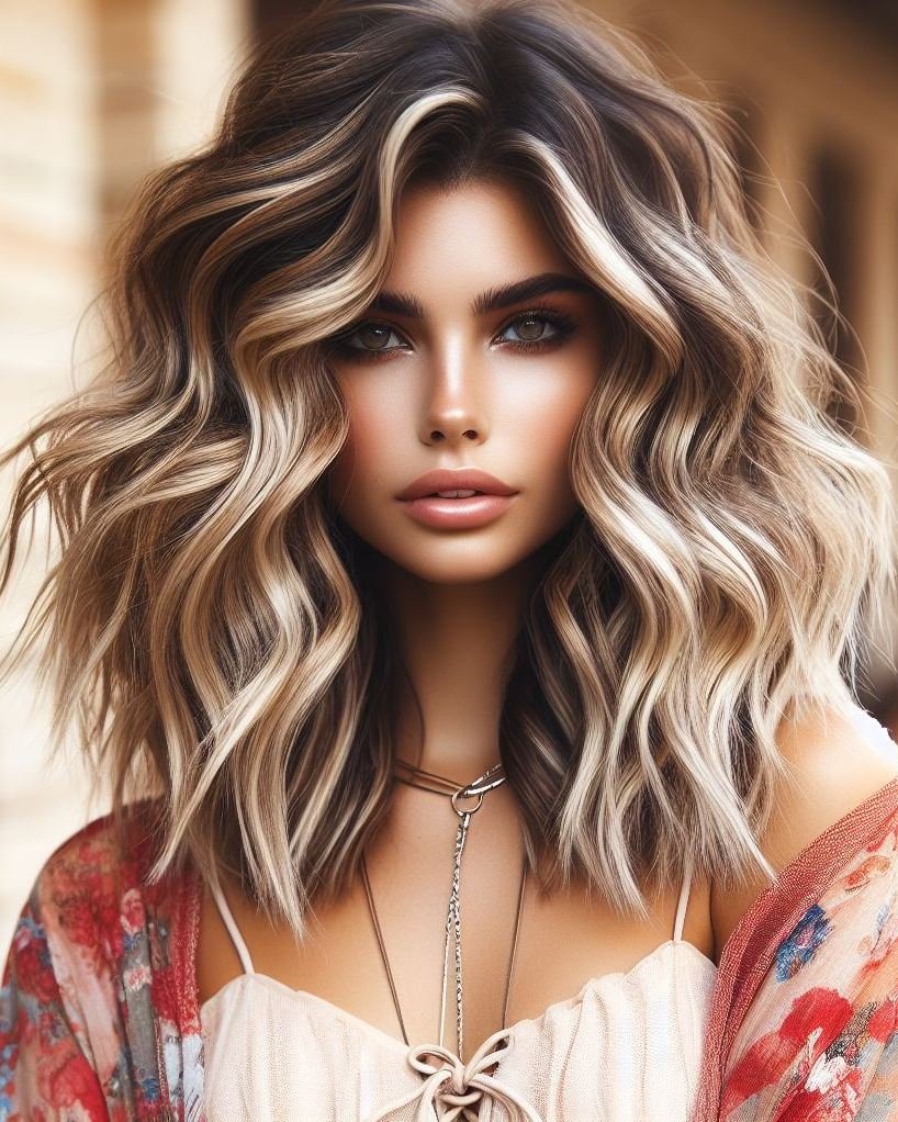 Shine like the sun with golden blonde hair! This radiant shade brings warmth and a touch of luxury to your look.