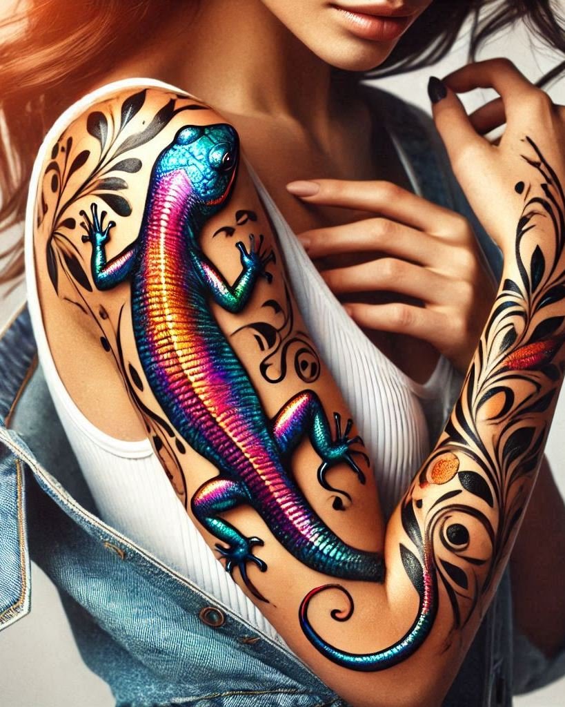 Lizards are the ultimate symbol of transformation. Show off your love for these fascinating creatures with a stunning tattoo!