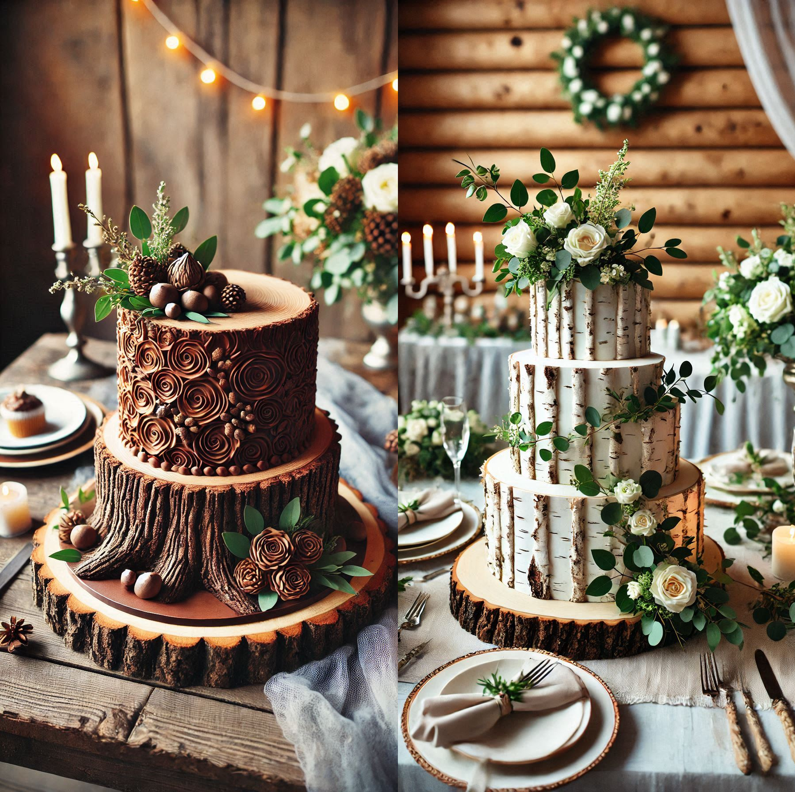 Rustic Wedding Cakes Cover