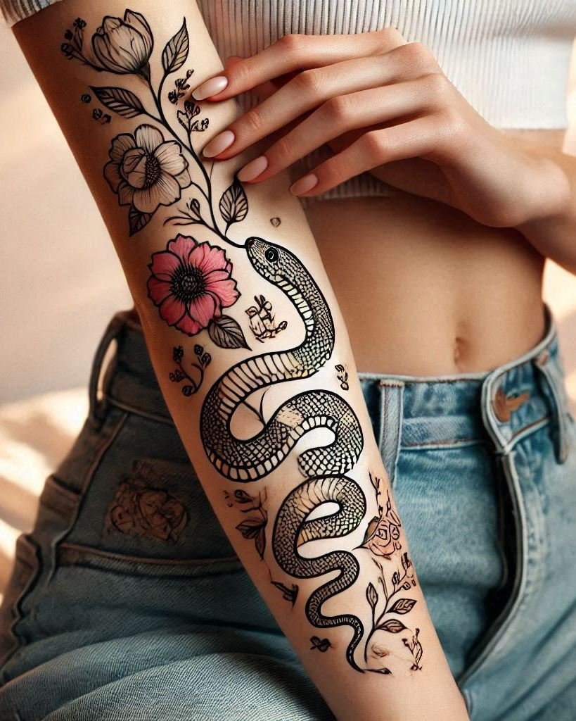 These snake tattoo designs are not just ink; they're wearable art. Prepare to be inspired by the creativity and skill behind these stunning pieces.