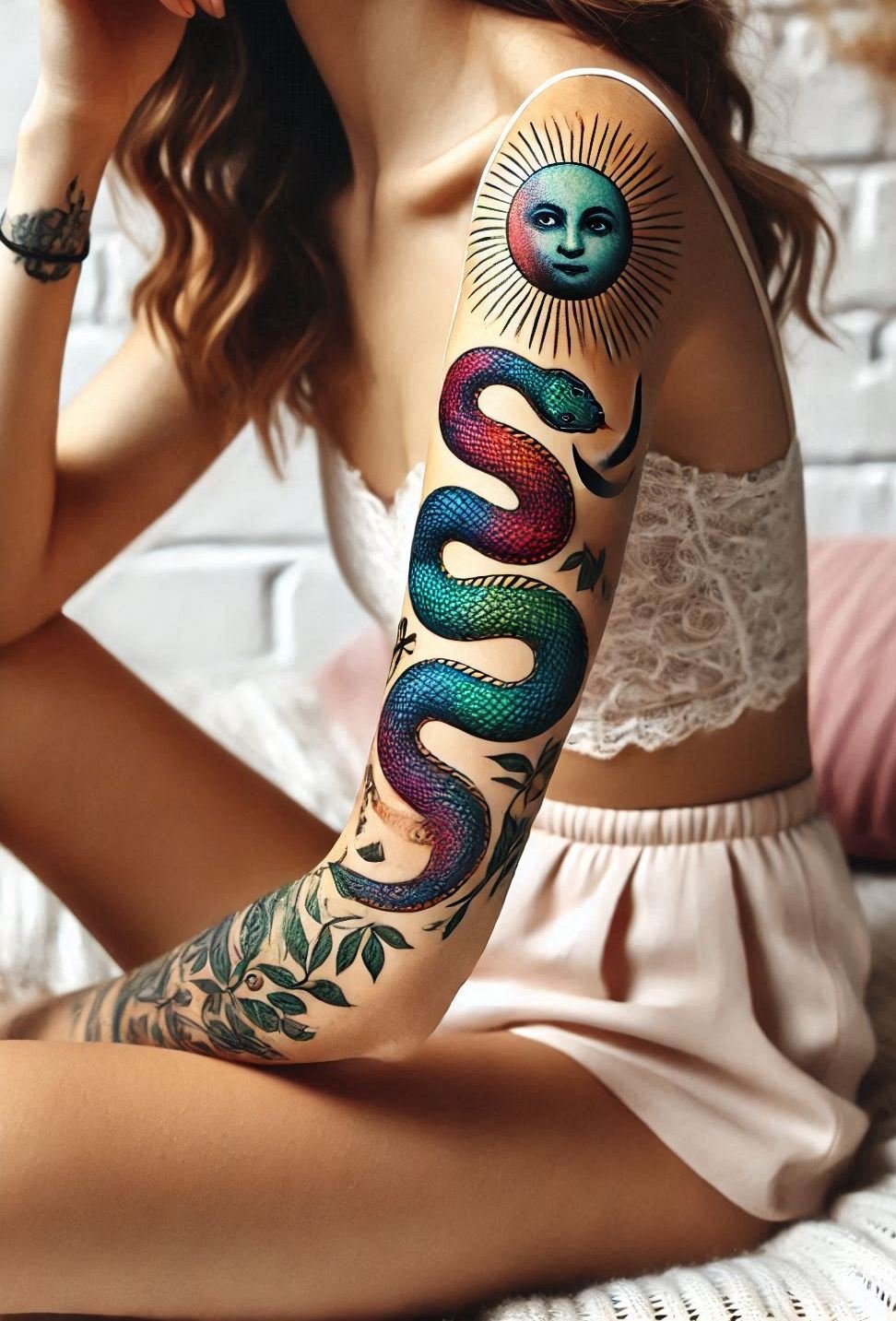 Snakes: nature's original fashion accessory. These tattoo ideas capture the beauty and mystique of these fascinating creatures, perfect for anyone with a wild side.