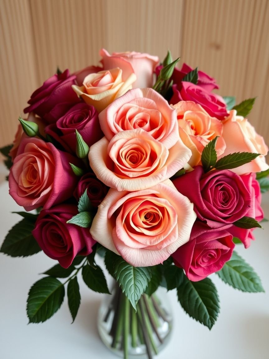 A soft pink rose bouquet is like a hug in floral form—warm, inviting, and full of love. Place it in your room for an instant upgrade in both elegance and serenity.