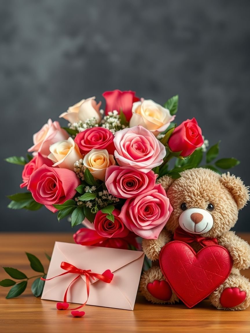 Looking to add a touch of romance to your decor? A pink rose bouquet will do the trick! These lovely blooms fill your room with soft beauty and a gentle, calming presence.