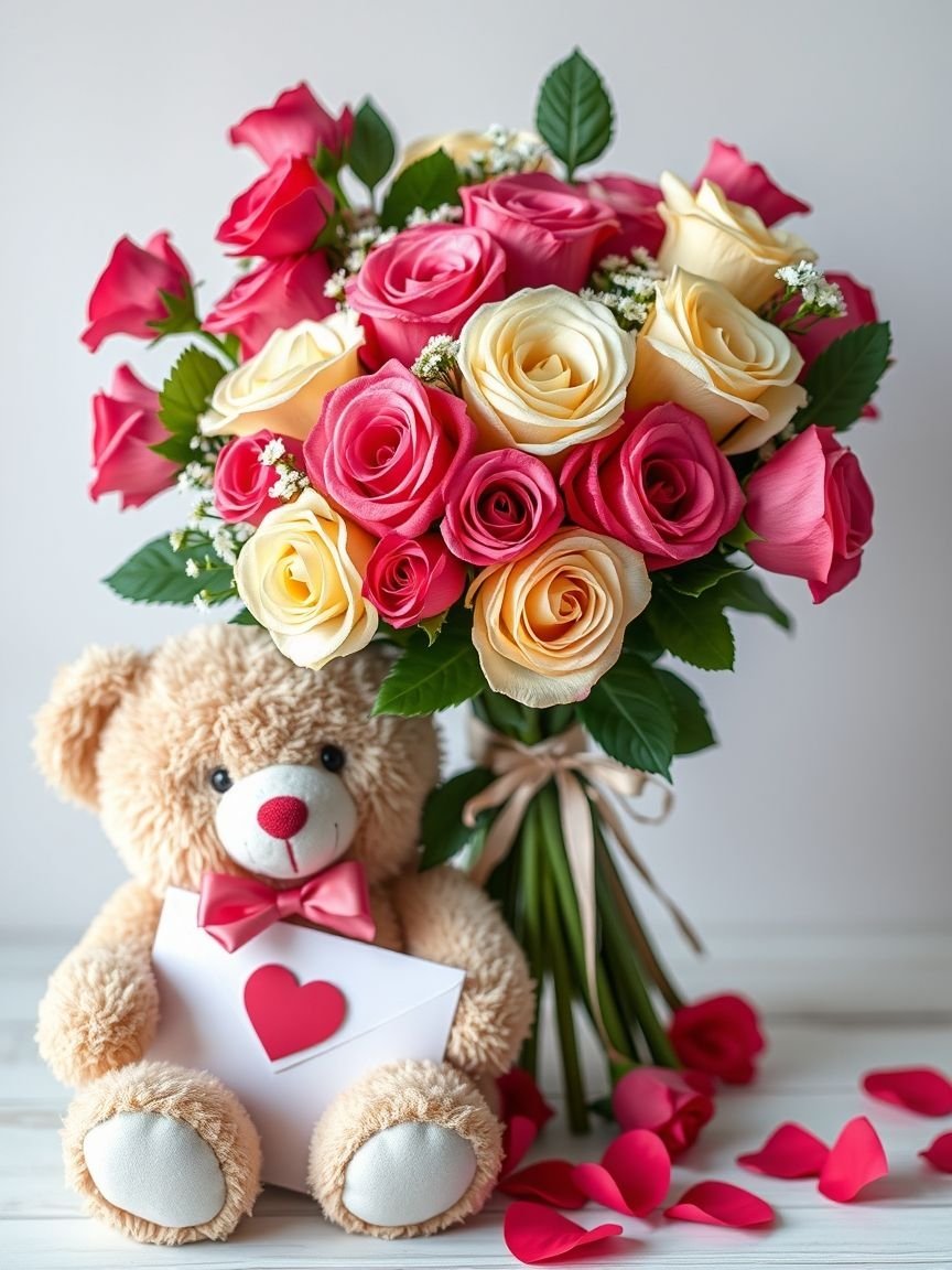 Fresh, soft pink roses bring a little bit of nature indoors and create an elegant vibe that’s perfect for any room. Their calming presence makes them an ideal accent for your home.