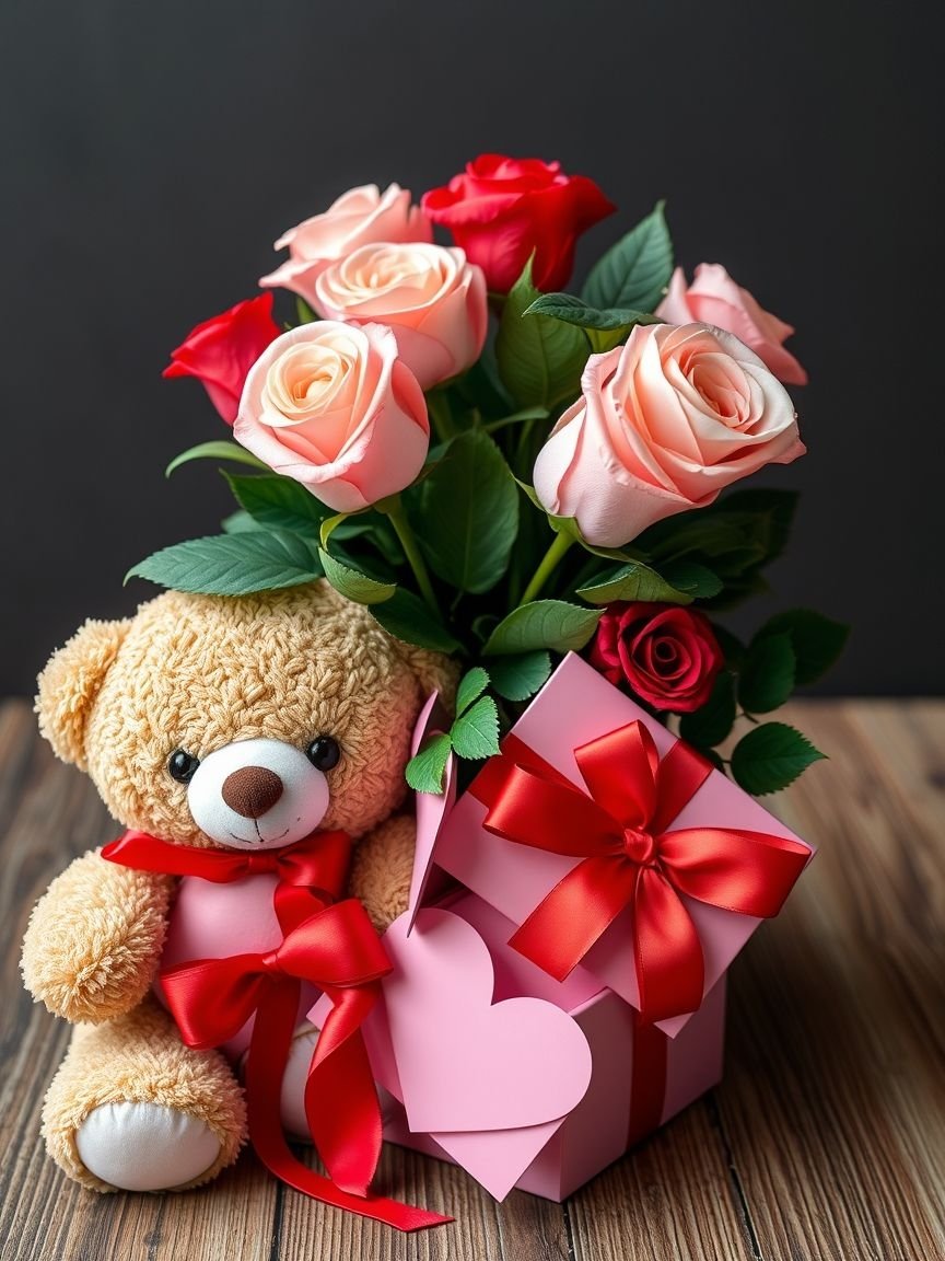 A bouquet of pink roses brings a touch of grace and tranquility into any room. Their delicate petals and soft color create a dreamy vibe, making them the perfect addition to any decor.