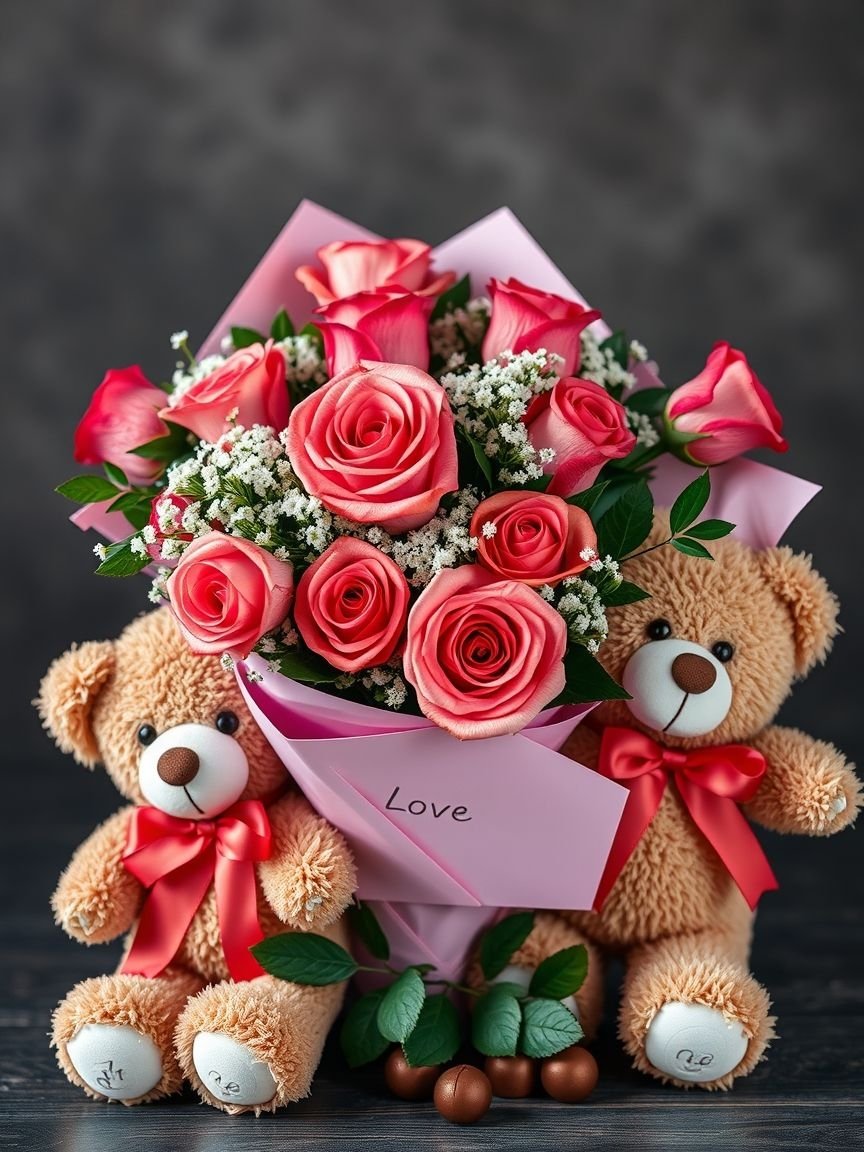 If you want to fill your room with elegance and peace, a pink rose bouquet is your best bet. Its soft, graceful petals turn any space into a calming haven, perfect for unwinding.