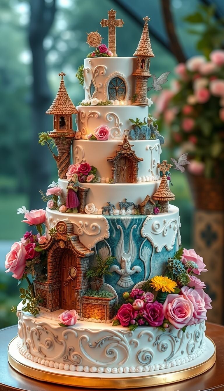 Why have a cake when you can have a masterpiece? These castle-styled wedding cakes bring the magic of storybooks right to your big day.