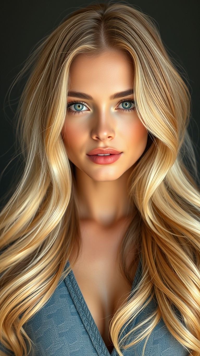 Hair Color Inspirations: 100+ Daring Must-Have Shades That Shine | Pocoko Nothing says iconic like classic blonde long hair! Light, luxurious, and endlessly captivating—it’s beauty at its finest.