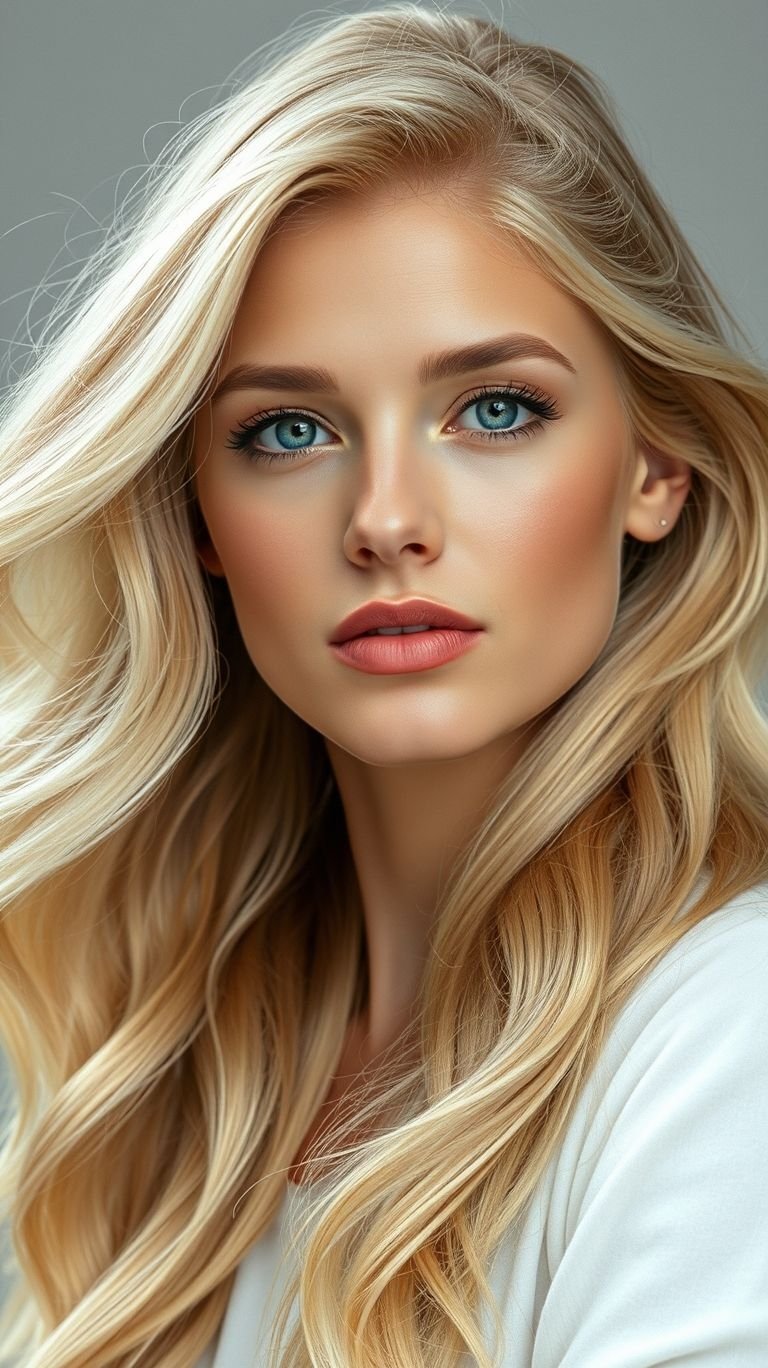 Hair Color Inspirations: 100+ Daring Must-Have Shades That Shine | Pocoko Whether sleek and straight or soft and wavy, classic blonde long hair is the ultimate symbol of ageless glamour.