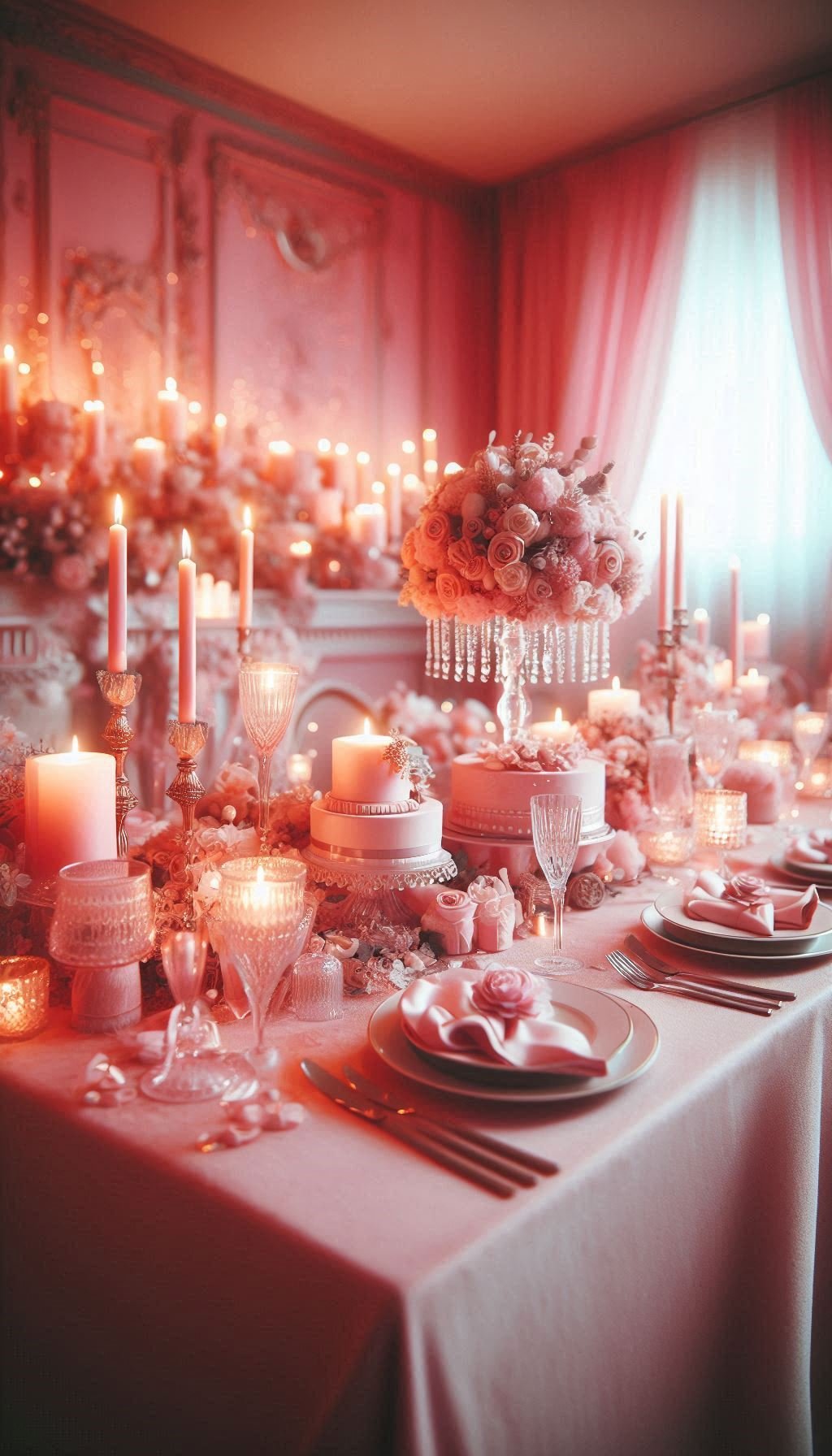 A pink dinner table brings charm and elegance to any meal. Whether you're hosting a special event or just having dinner with family, soft pinks and delicate decor set the perfect mood for great conversations and even better food.