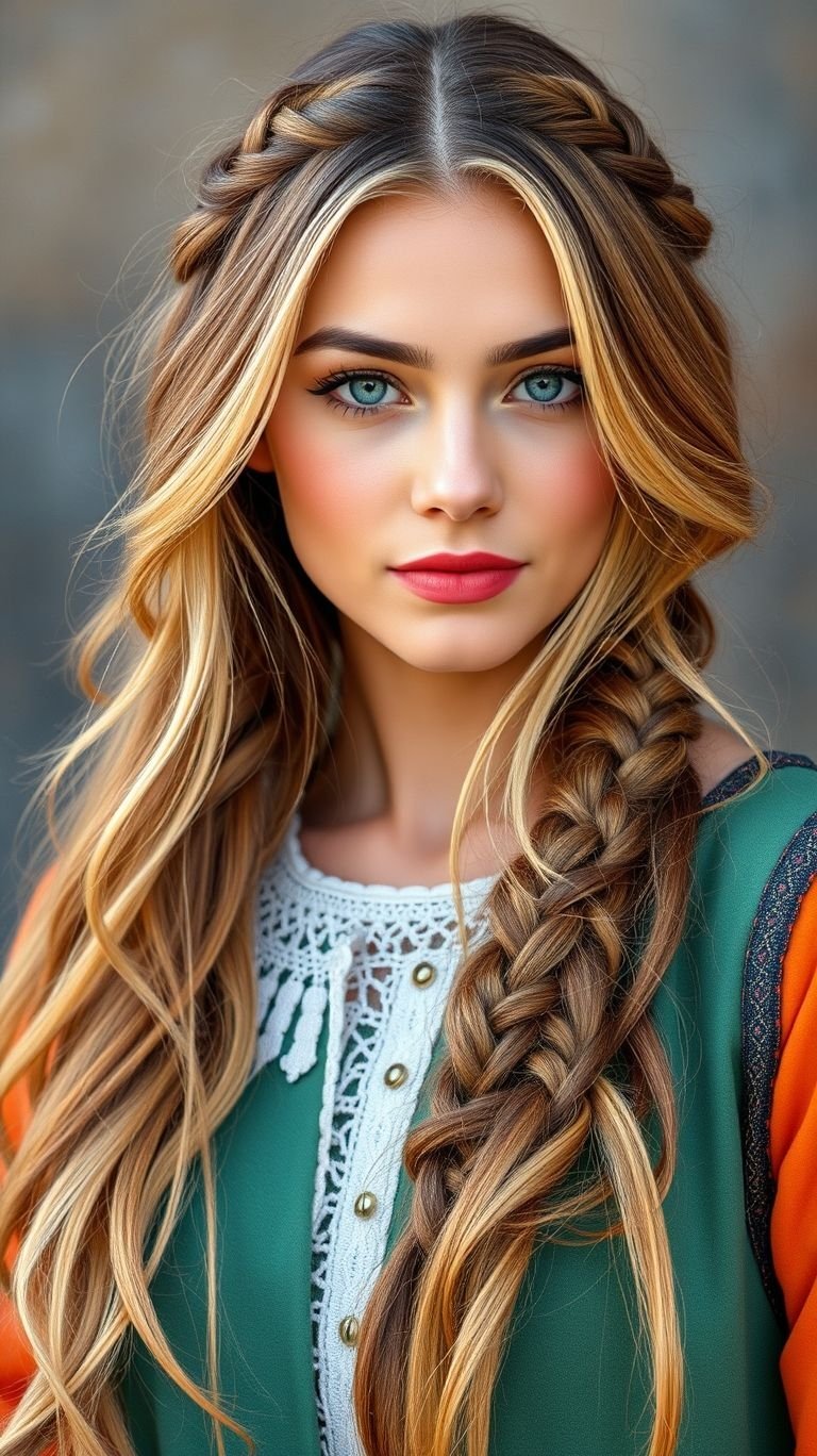 Golden brown braids are all about timeless elegance! Warm, rich tones meet intricate styles for a look that’s effortlessly stunning.