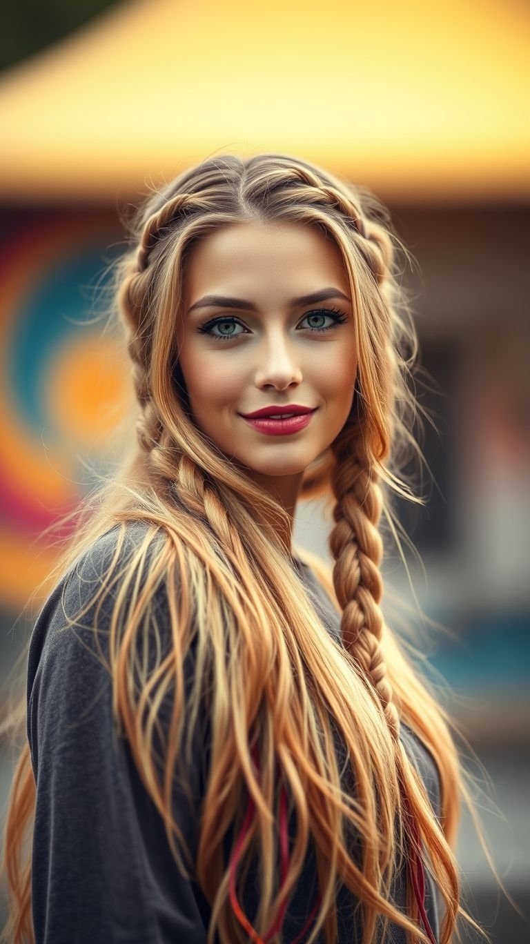 Golden brown braids are the ultimate blend of chic and earthy! A style that’s as versatile as it is eye-catching.