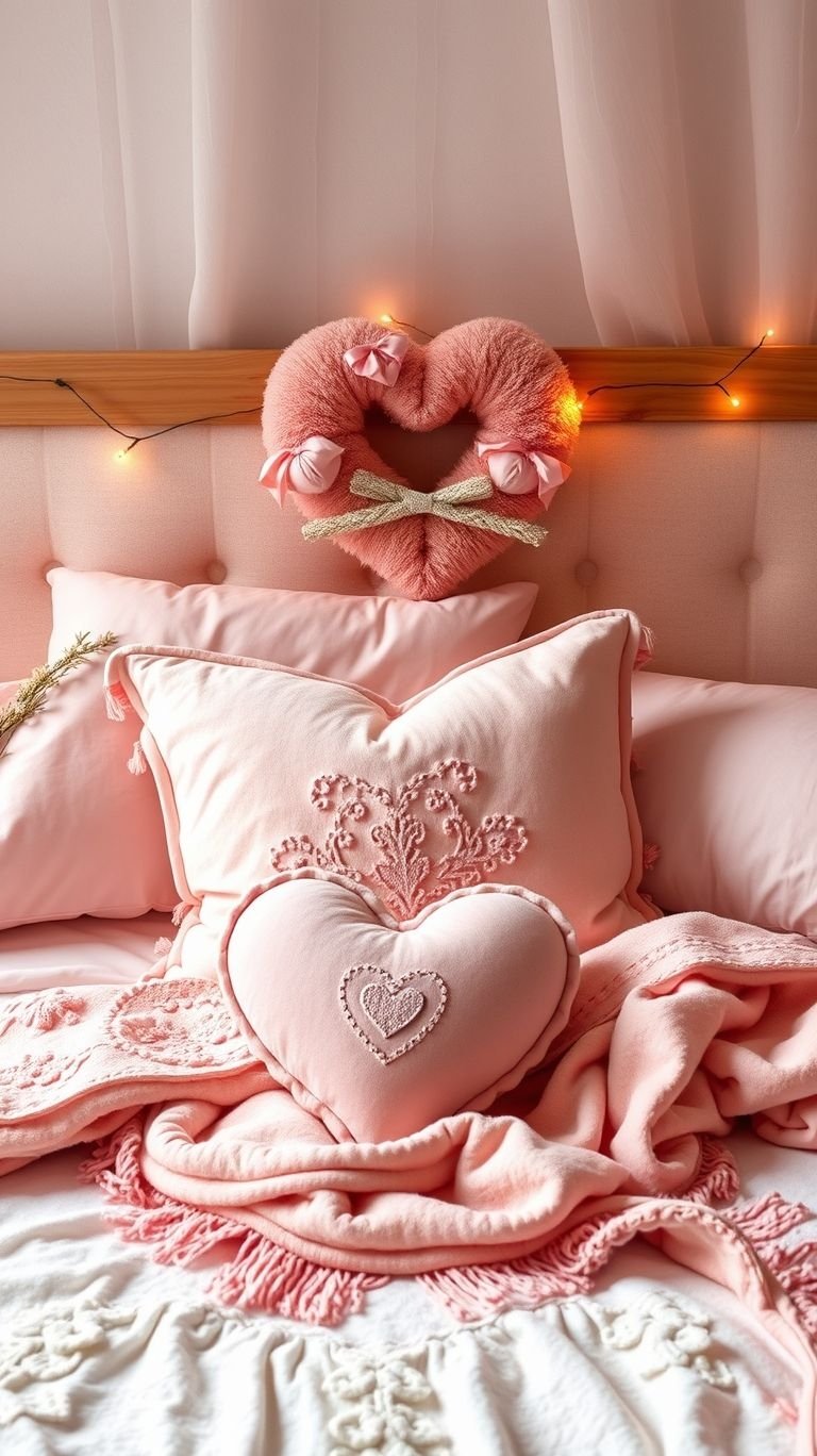 A loving bed with a pink aesthetic is the ultimate self-care retreat. Soft, pastel bedding and cozy textures create a peaceful environment that’s perfect for a restful night’s sleep or a peaceful afternoon nap.