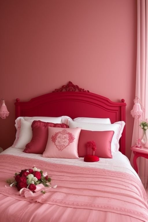 Who doesn’t love a cozy, pink bed? Add some fluffy pillows, soft sheets, and sweet little details to make your space feel like a warm, loving hug every time you crawl in.