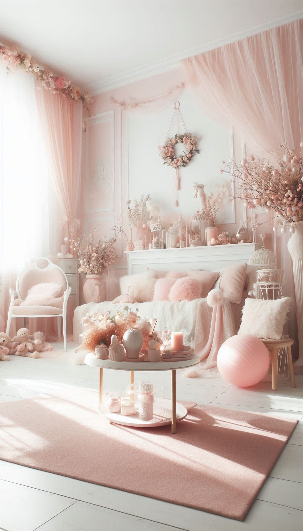 Peach pink aesthetic is all about blending cozy warmth with soft elegance. Picture soft peach hues, pink accents, and dreamy textures that make your room feel like the ultimate relaxation spot.