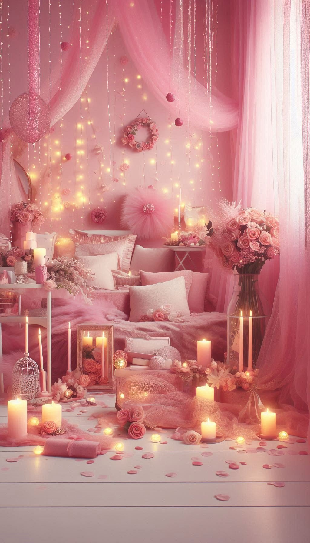 Who says self-care can't be stylish? Infuse your room with pink decor that radiates love and warmth. From pastel pillows to inspirational quotes, it’s time to transform your space into a daily reminder to love yourself fiercely.