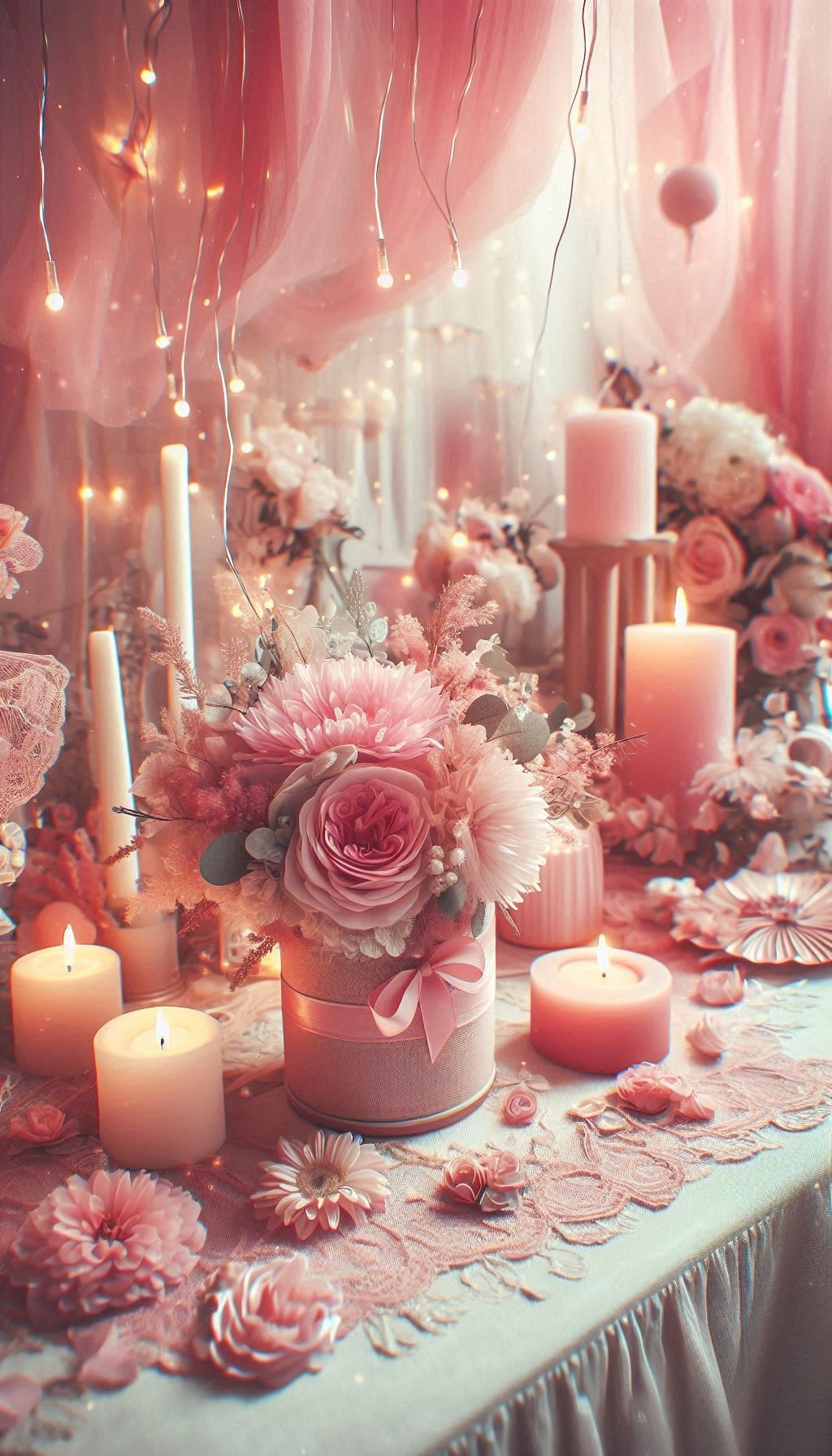 Pink is not just a color; it’s a vibe, and your self-love corner deserves all of it! Create a dreamy space with soft pink hues, calming accents, and plenty of cozy spots to relax. It's like giving yourself a little gift every day.