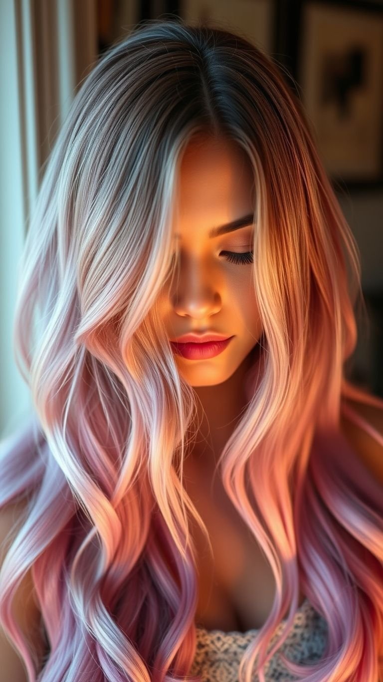 Hair Color Inspirations: 100+ Daring Must-Have Shades That Shine | Pocoko Get the best of both worlds with strawberry blonde long hair! A luscious blend of warmth and glow that’s simply irresistible.
