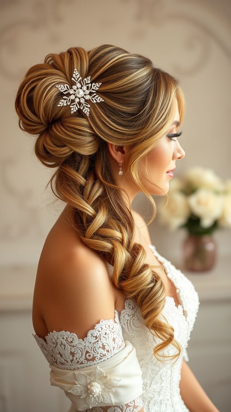 From simple sophistication to bold creativity, these wedding hairstyle inspirations cater to every bride’s style.