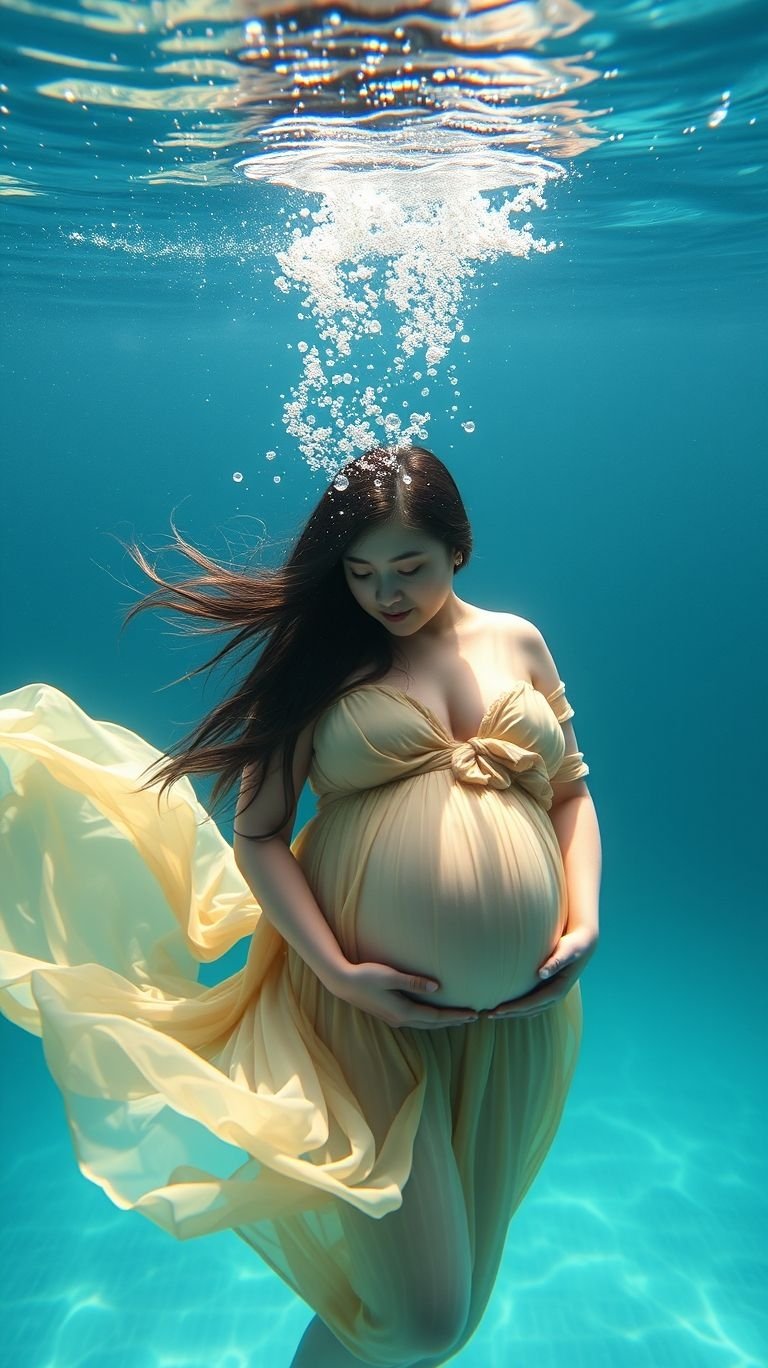 85 Pregnancy Photoshoot Ideas That Capture Pure Joy | Pocoko Feel weightless and radiant! Underwater pregnancy photos celebrate the beauty of your journey in stunning, artistic frames.