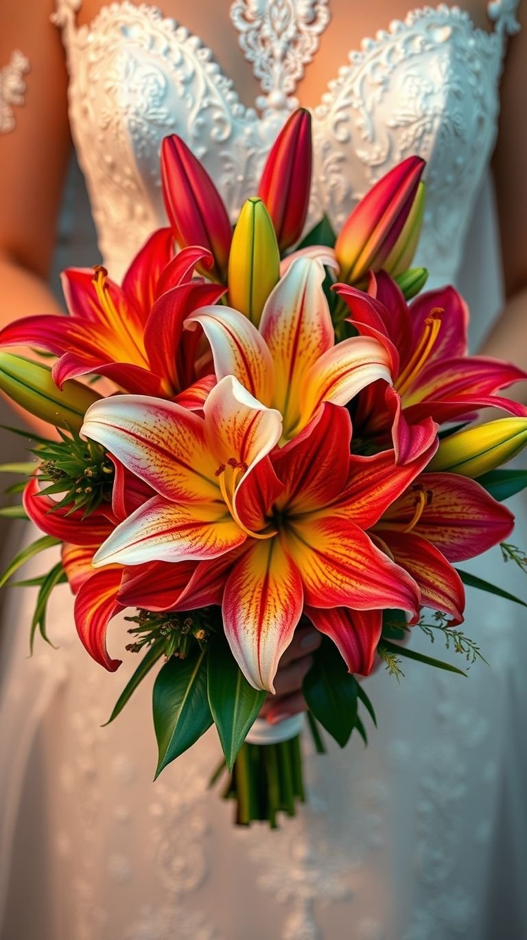This bouquet has more grace than a ballet recital. Lilies twirl around garden blooms to create a composition worthy of its own standing ovation.