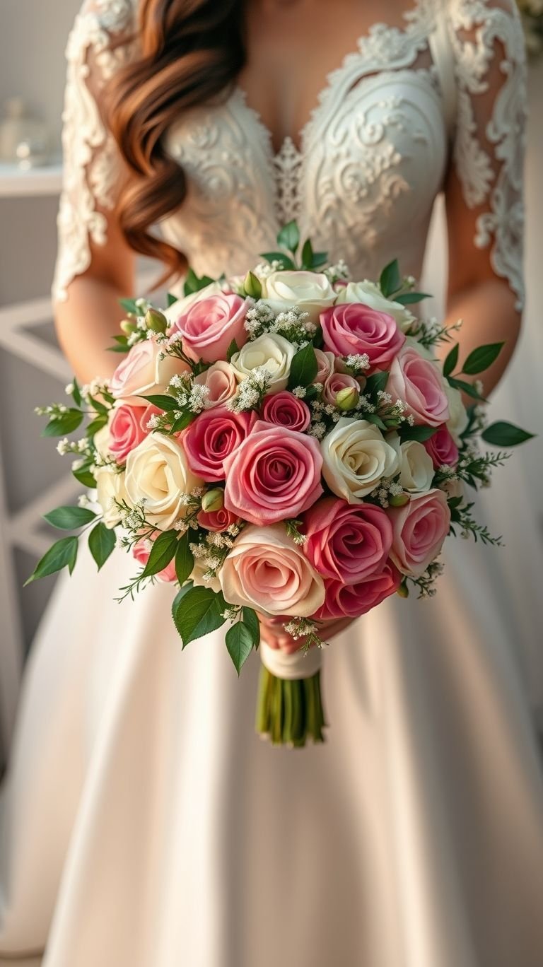Delicate hues with a bold love story—this bouquet proves pastel roses aren't just pretty faces, they’re your romantic era in bloom.