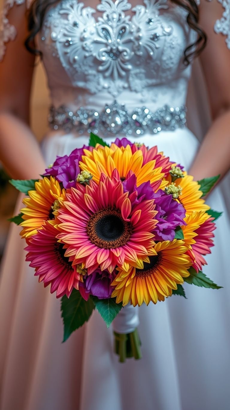 Who needs diamonds when your bouquet beams like the actual sun? Sunflowers don't dim—they dazzle.