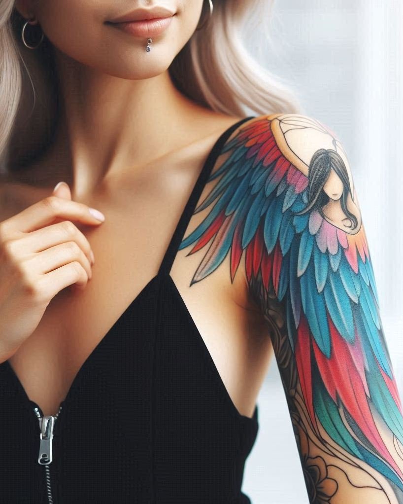 Magical Tattoos for Women: Simple secrets to stunning body art | Pocoko Ready to wear your inner strength on your skin? Angel wings are the ultimate choice in Magical Tattoos for women—ethereal, empowering, and just a little rebellious.