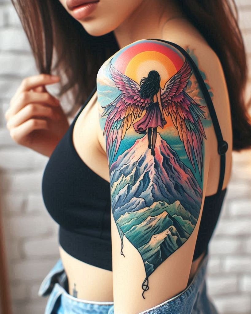 Magical Tattoos for Women: Simple secrets to stunning body art | Pocoko Angel wings bring a touch of heaven to your skin. These Magical Tattoos for women are all about beauty, belief, and bold self-expression.