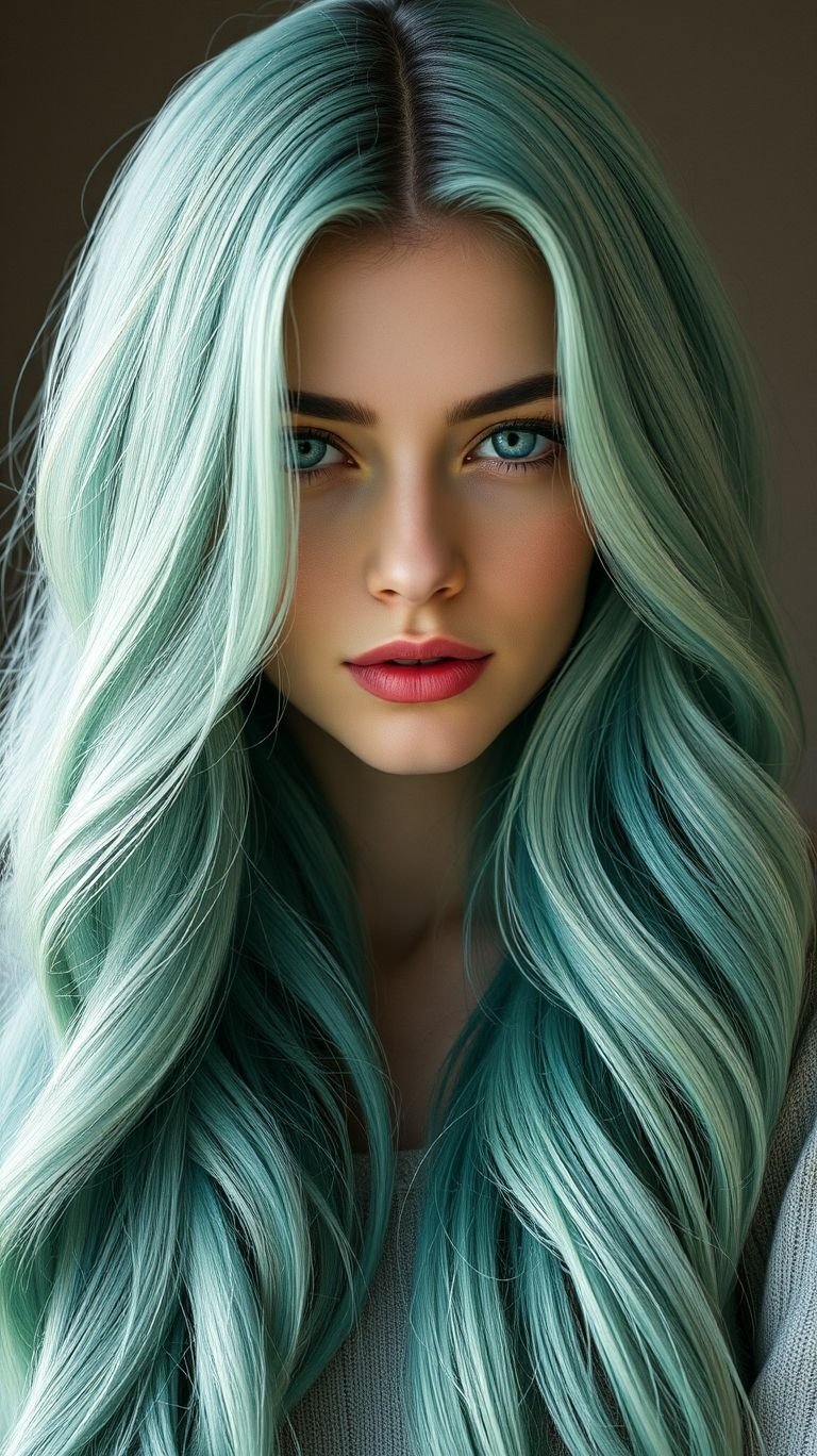 Hair Color Ideas: The Ultimate Guide to a Stunning Transformation | Pocoko Warning: this hair color may cause you to feel like the main character in a magical fantasy novel. We're obsessed with these aquamarine Hair Color Ideas for their ability to instantly transform your look into something truly epic and unforgettable.