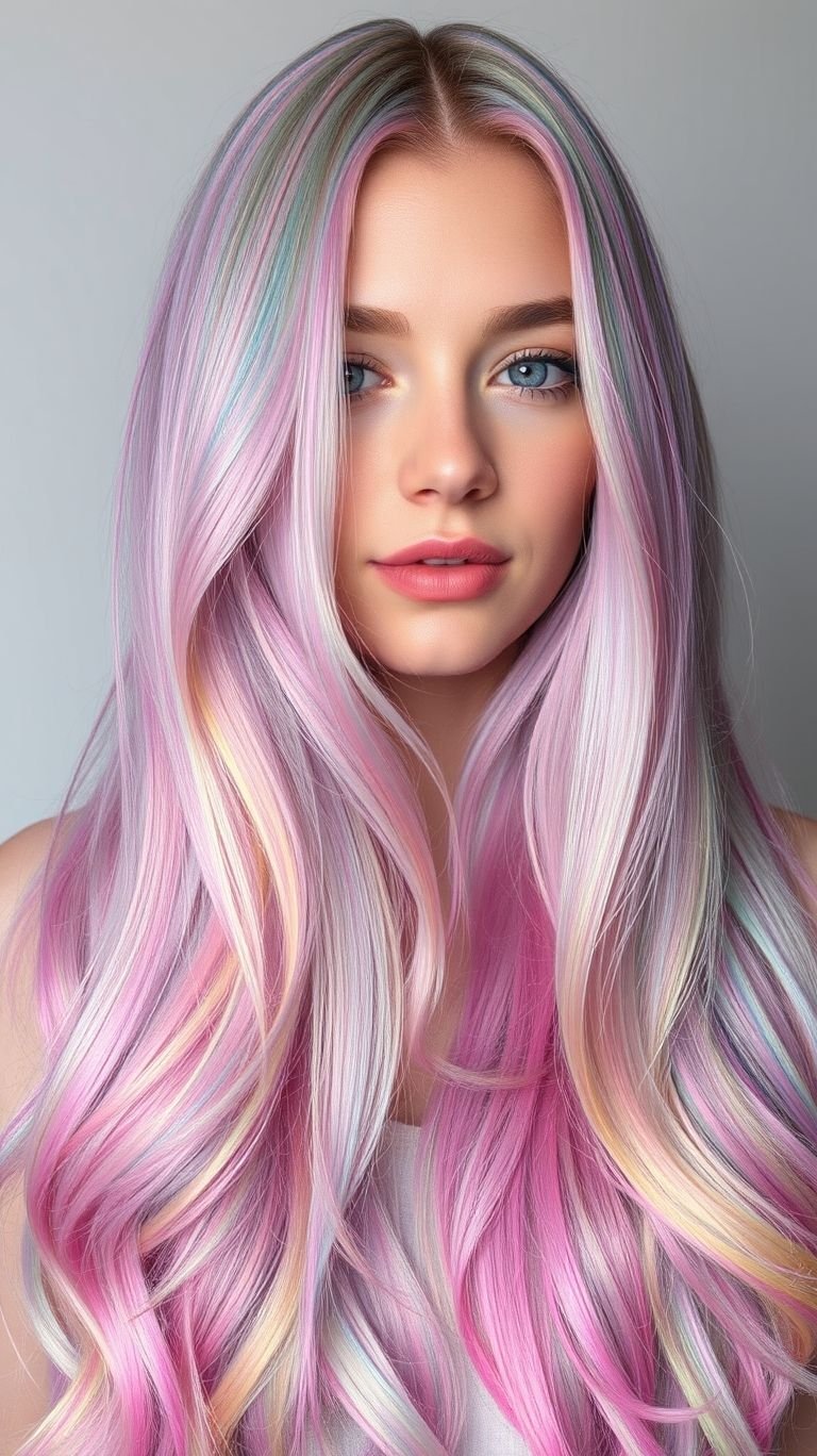 Hair Color Ideas: The Ultimate Guide to a Stunning Transformation | Pocoko There's no duo more iconic than the dreamy swirl of pink and blue. This classic cotton candy blend offers fun and playful Hair Color Ideas for anyone who loves a perfect pastel palette.
