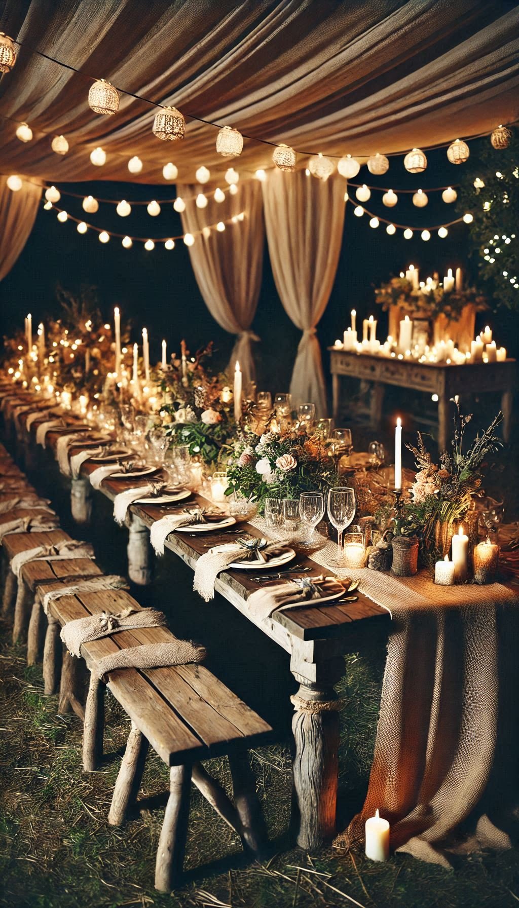Forget fancy linens—burlap is having a moment. These wedding ideas bring texture, warmth, and a whole lot of country chic.