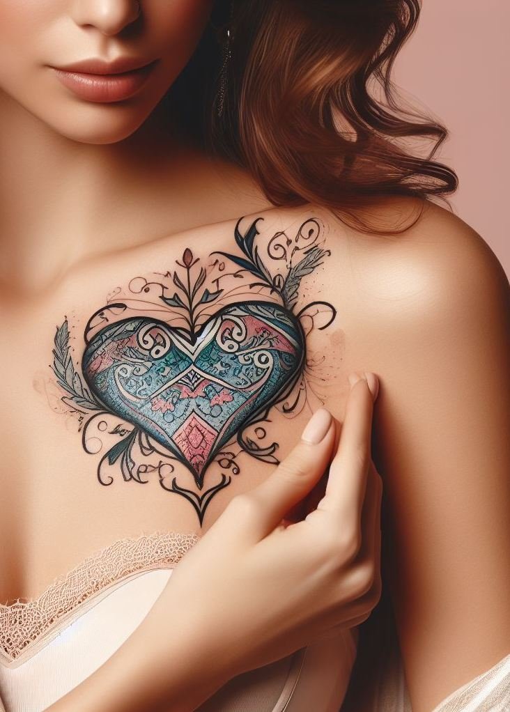 Magical Tattoos for Women: Simple secrets to stunning body art | Pocoko These Magical Heart tattoos aren’t just sweet—they’re spellbinding. If you’re into Tattoo designs that blend emotion with enchantment, this ink is pure love with a twist